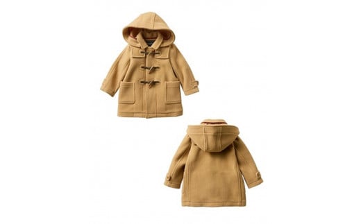 [195-1-1]【ファミリア（familiar）】ダッフルコート　90ｃｍ　ベージュ