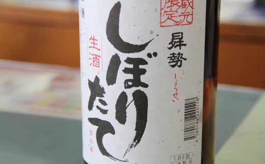 【令和7年初しぼり】 清酒曻勢 しぼりたて生酒 720ml×1本【本数限定・冬季限定】 日本酒720ml 地酒 アルコール 酒 新酒 冬 日本酒 H020-024