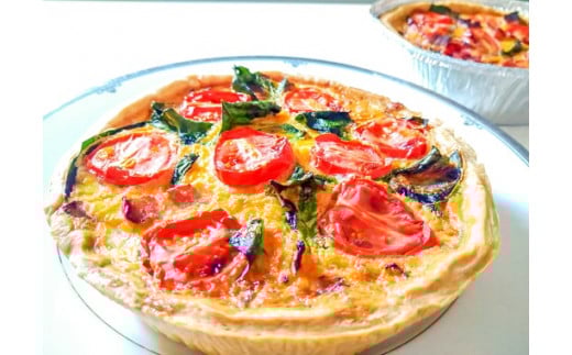 碧南DELIシリーズ 無添加トマトベーコンキッシュ  2個 惣菜 おかず 洋食 トマト ベーコン 野菜 キッシュ 卵 無添加 H080-041