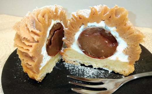 ごろっと幸せ一粒 薔薇の贅沢モンブラン 3個セット 栗 甘露煮 マロン スイーツ デザート 花びら バラ 薔薇 タルト ケーキ みりん 秋 H080-040