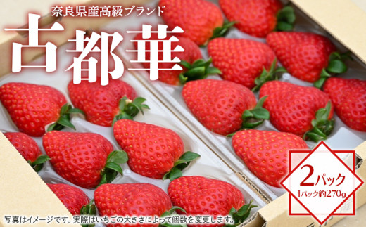 奈良県産高級ブランド 古都華 約270g×2パック ※2026年1月中旬頃より順次発送予定