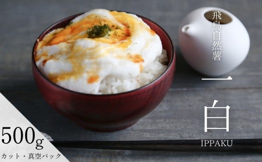 【11月末頃~3月下旬発送】飛鳥自然薯 『一白 IPPAKU』カットもの(約500g×1箱)