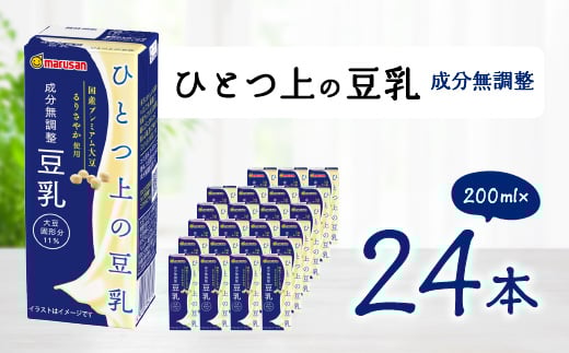 ひとつ上の豆乳 成分無調整 200ml×24本セット_豆乳 無調整 豆乳飲料 とうにゅう 成分無調整 国産 大豆 だいず ダイズ 紙パック 200ml×24本 セット 飲料 ドリンク 飲み物 植物性ミルク ギフト プレゼント 愛知県 岡崎市 送料無料【1258512】