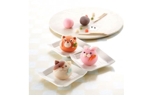 「販売累計1000セット以上　大人気.アニマル上生菓子作りキット（亀屋芳広）」