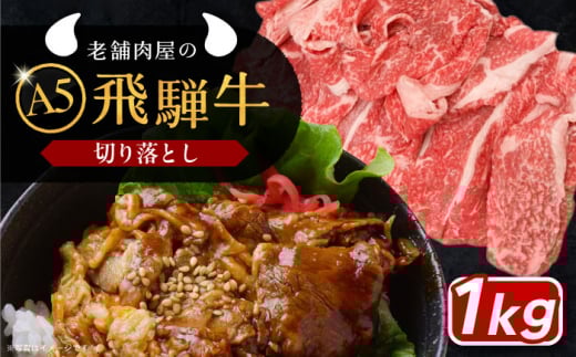 牛肉 飛騨牛 切り落とし肉 A5ランク 500g×2パック (1kg) / 和牛 国産 霜降り 牛肉 飛騨牛 切り落とし すき焼き にく 牛肉 国産 和牛 高級肉 霜降り 産地直送 贈答用 ギフト ブランド牛 岐阜県 希少部位 岐阜県産 人気 お取り寄せ / 恵那市 / 岩島屋 [AUAJ015]