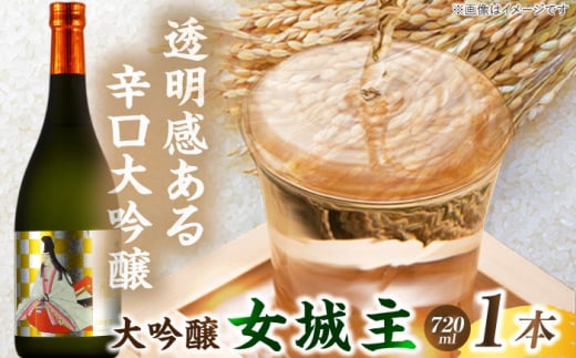 女城主 大吟醸 720ml / 日本酒 お酒 地酒 銘酒 ギフト 贈答 プレゼント お取り寄せ 直送 送料無料 / 恵那市 / 岩村醸造 [AUAK003]