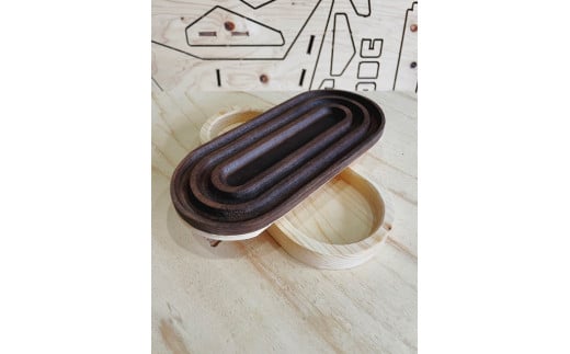 Oval Tray 筆記具トレー ステーショナリーケース 筆記具 トレイ (447)