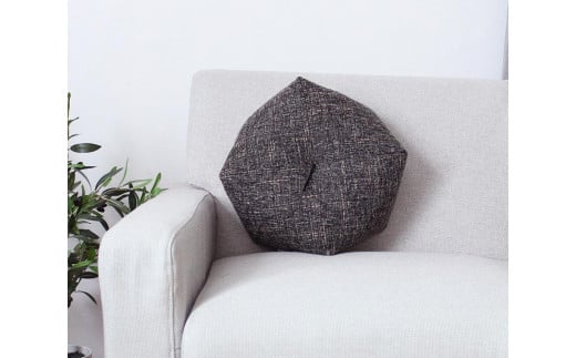 【 洛中高岡屋 】落ち着いた色目と素材感 ブレンデル おじゃみ座ぶとん（ブラック）