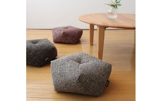 【 洛中高岡屋 】落ち着いた色目と素材感 ブレンデル おじゃみ座ぶとん（ベージュ）