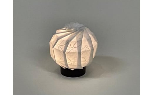 【イノベーティブクラフトワークス】折灯華 BONBORI maru -S- 京からかみ