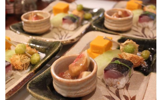 【ばんざい 角倉】＜昼の部＞旬膳 おまかせコース お食事券2名様分（ぐるなびセレクション）