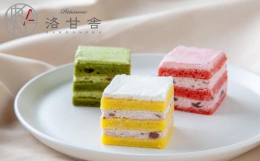 【パティスリー洛甘舎】お～！MOCCI　2箱（ケーキ/抹茶/プレーン/いちご））［ 京都 スイーツ ケーキ 新食感 おいしい 人気 おすすめ お取り寄せ お菓子 洋菓子 ］