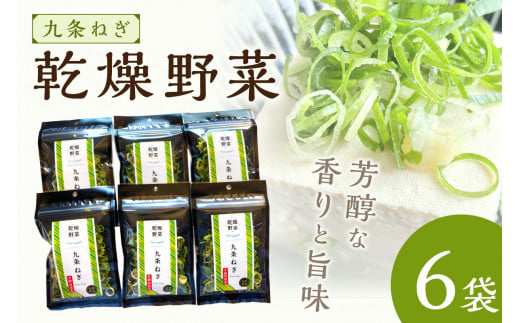 京丹後産 乾燥野菜（九条ねぎ） 6袋入り　LK00001