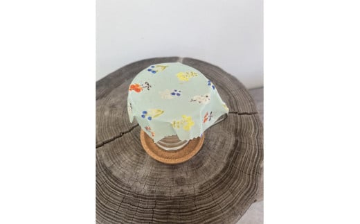 蜜蝋ラップ(綿・柄あり) 繰り返し使える環境にやさしいエコラップ　RM00023