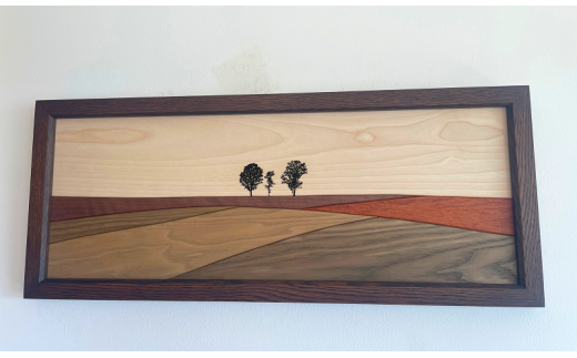 貴妃花 木製品「親子の木」[069-07]