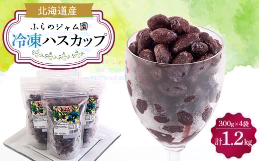 冷凍ハスカップ 300g×4袋セット(計1.2kg)_ ハスカップ 果物 フルーツ ベリー くだもの 冷凍 人気 おすすめ 送料無料 贈答 ギフト 北海道 富良野 小分け 急速冷凍 【1266328】