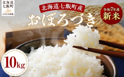 【2025年10月以降発送】令和7年産おぼろづき10kg 【 ふるさと納税 人気 おすすめ ランキング おぼろづき 米 白米 精米 10kg 北海道産 北海道 七飯町 送料無料 】 NABH007
