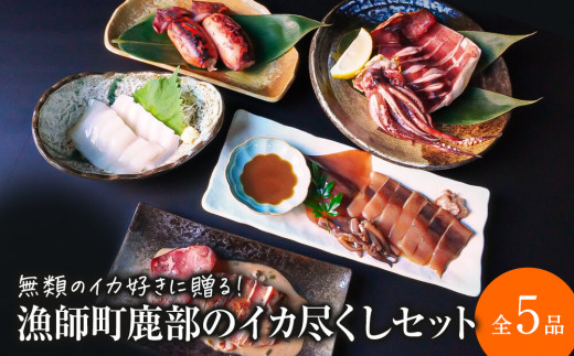 【2025年10月下旬発送】訳あり 漁師町鹿部のイカ尽くしセット 全5品
