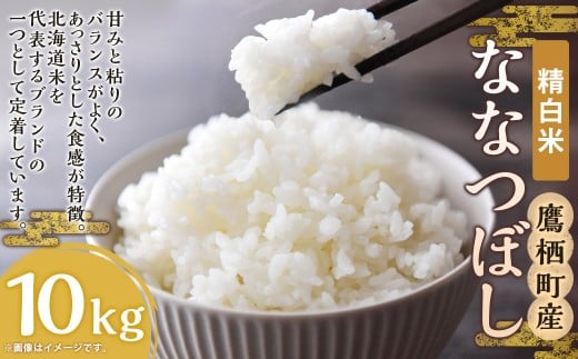 【 令和7年産 】 ななつぼし ( 精白米 ) 北海道 米 定番の品種 10kg 北海道 鷹栖町 たかすのお米 コメ こめ ご飯