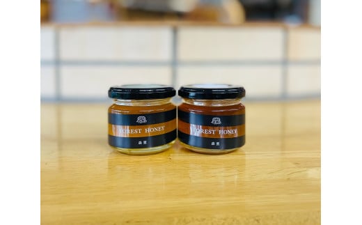 北海道中川町産はちみつ2種セット 各種125g(シナ、アザミ、キハダ、百花) KIKORIシリーズ「森蜜」