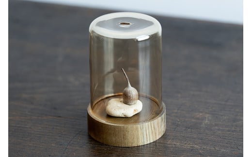 ITAYA SPIRIT－ガラス＆ウッドフラワーベース（小サイズ）