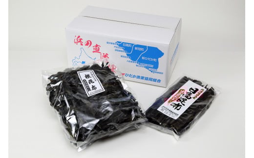 日高産　昆布セット（根昆布1kg、棒昆布300g）