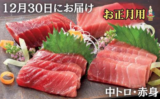 お正月用 メバチ鮪 サクセット（神奈川県漁連）　M077-006-02