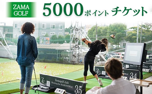 ZAMA GOLF 5000ポイントチケット