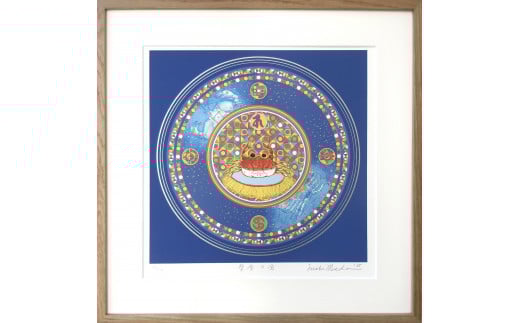 【著名アーティストシルクスクリーン版画作品】前田常作「蟹座の図」