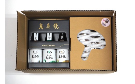 【2025年先行予約】新潟加茂の地酒マスカガミ飲み比べ300ml×3本と生しいたけ約500g 《10月下旬~順次発送》 日本酒 青木農園で栽培された椎茸 きのこ 秋の味覚 加茂市  マルダイ 有本商店