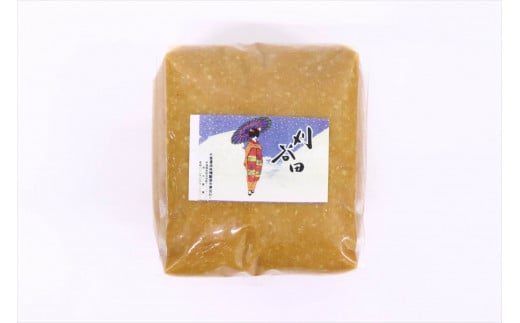 刈谷田味噌1㎏ 一級河川のお膝元 新潟県 見附市 熟成 ? 米味噌