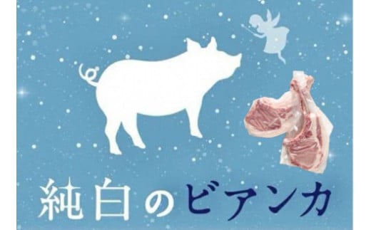 純白のビアンカトマホーク「骨付き豚ロース」2本 豚肉 ぶた ぶた肉 肉 お肉 国産 冷凍 箱入り のし 贈答 ギフト プレゼント お中元 お歳暮 父の日 母の日 敬老の日 焼肉 BBQ 新鮮 新潟県 阿賀野市 冷凍 1D03012