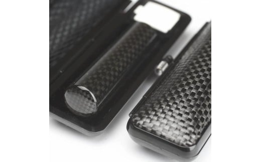 【選べるサイズ】カーボン印鑑1本とカーボンケースセット はんこ 判子 印鑑セット ギフト プレゼント 3M13061
