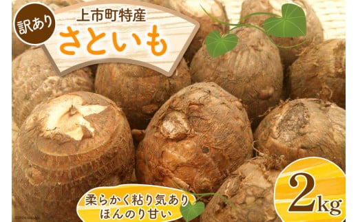 【訳あり】上市特産品 規格外 里芋 2kg [LINK&ROOTS 富山県 上市町 32280240-r6-01] さといも サトイモ おでん 煮物 豚汁 傷あり