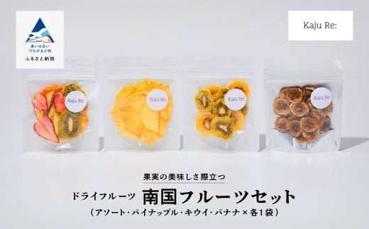 Kaju Re: 南国フルーツセット  ドライフルーツ りんご パイナップル キウイ みかん 苺 バナナ | 石川県 小松市 【Kaju Re:】