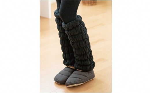 Warm Cloud レッグウォーマー・ロング【2個1組】ブラック