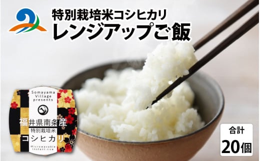 南条産コシヒカリで作ったレンジアップご飯｜ 非常食 防災 防災グッズ 国産 米 コシヒカリ レンジアップ パックごはん 南越前町 食品 送料無料