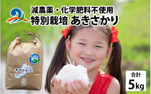 【先行予約】【 令和7年産 新米 】減農薬・化学肥料不使用 特別栽培 あきさかり 5kg×1袋 【2025年11月中旬より順次発送】| お米 白米 ごはん ご飯 米 コメ 5キロ 令和6年 ブランド  おこめ こめ ギフト プレゼント 内祝い 贈り物 国産 ごはん ご飯 米 コメ 無農薬 有機米 南越前町 送料無料 福井 北陸