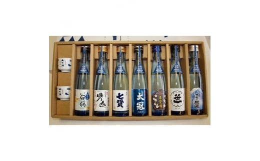 山梨の「山の酒」純米酒飲み比べ7本セット【1202699】
