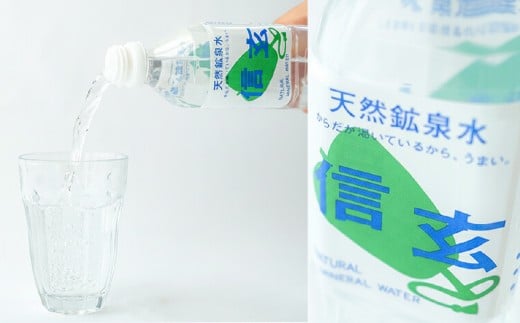 【6ヶ月定期便】天然鉱泉水「信玄」ナチュラルミネラルウォーター  500ml×24本入