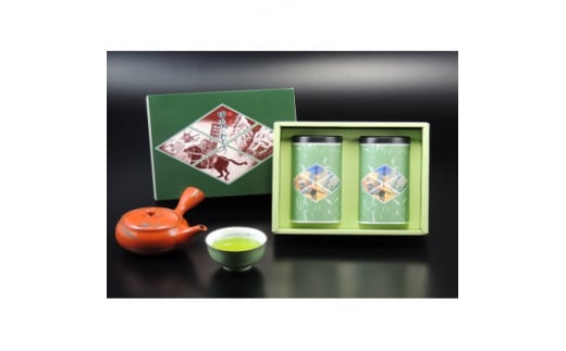 甲斐のみどり南部茶(南部茶)1箱(200g缶×2本)【1314967】