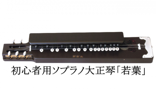 初心者用ソプラノ大正琴「若葉」[№5659-1351]
