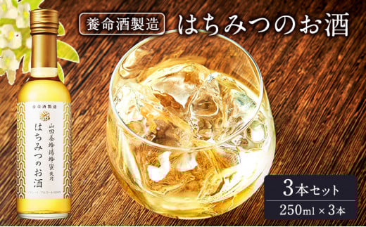 養命酒製造「はちみつのお酒」3本セット(250ml×3本) 