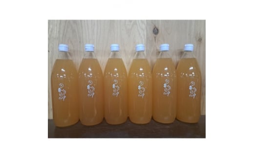 長野県高山村　ちな農園のりんごジュース　6本セット【1417063】
