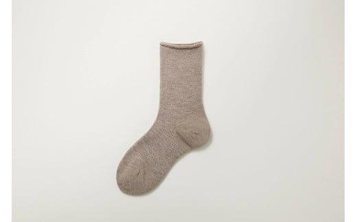 917 冷え性さんのためのルームソックス(ベージュ)