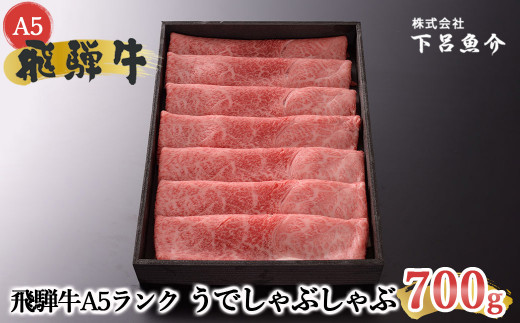 【最高級】飛騨牛A5ランク うでしゃぶしゃぶ　700g 贈答 ギフト 牛肉 牛 しゃぶしゃぶ 飛騨牛 下呂市 下呂魚介