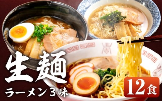 【訳あり】簡易包装 飛騨高山らーめん３味セット 12食（醤油 2食×2袋、味噌 2食×2袋、塩 2食×2袋）【丸中製麺所】高山ラーメン 自家製麺 飛騨 下呂市 ラーメン しょうゆ みそ セット 訳アリ わけあり 自宅用