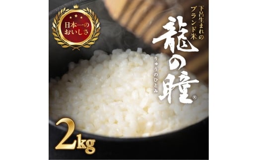 予約受付【2025年産米】（2026年4月発送）2kg×1袋 飛騨産・龍の瞳(いのちの壱) 株式会社龍の瞳直送 米 2キロ 令和7年産 精米 ブランド米 りゅうのひとみ 龍の瞳 下呂市 下呂温泉 竜の瞳 下呂