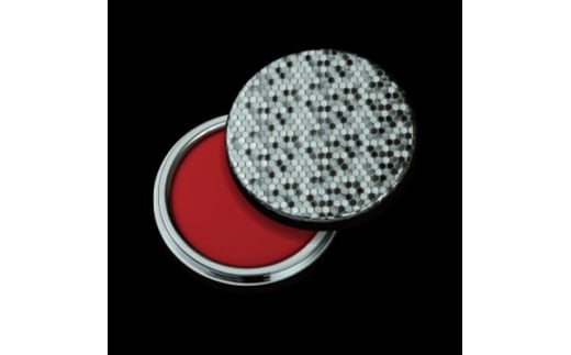 朱肉ケース ハニカム クロム【1104136】