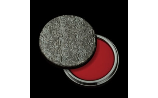 朱肉ケース ダマスカス ブラッククロム【1104139】